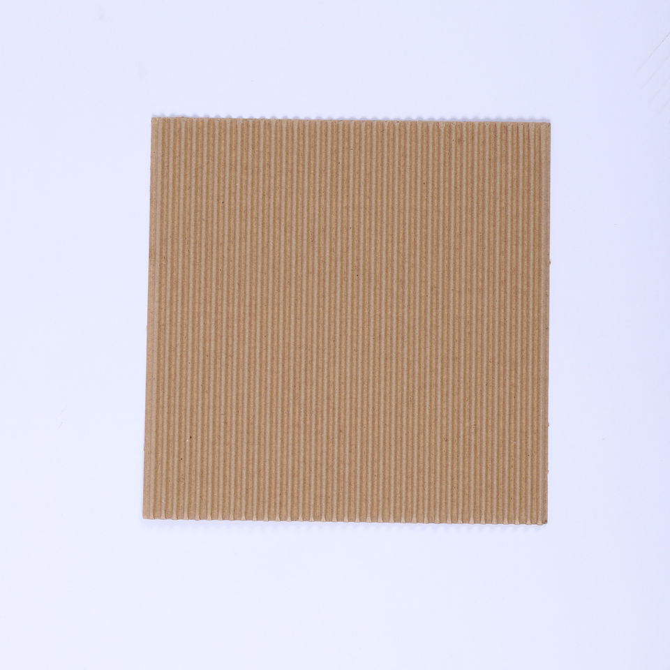 Wholesale 2 Layer E- Flute Plain Corrugated Board Paper Corrugated Cardboard Sheet Pizza Liner