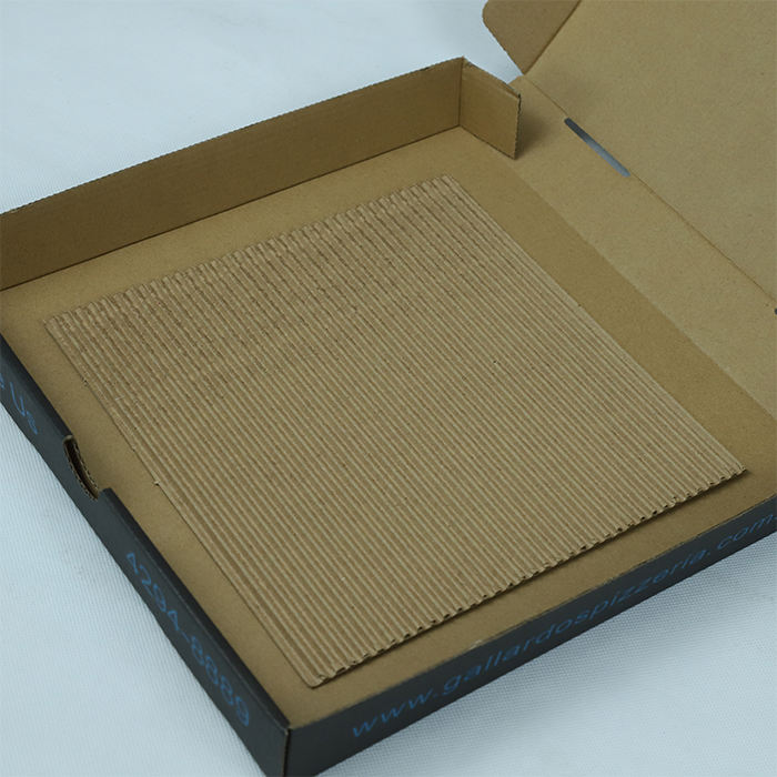 Cheap price wholesale 2 Layers B- Flute plain corrugated board paper corrugated cardboard sheet pizza liner