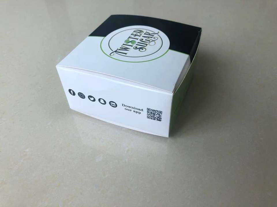 middle size hamburge box with good quality